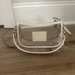 Coach Clear Stadium Swinger Bag